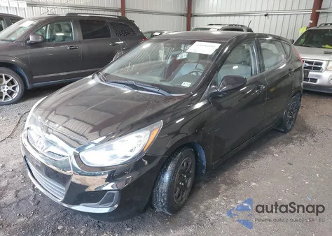 2014 Hyundai Accent Gs из США, поврежденный, VIN KMHCT5AE5EU188604